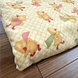 Debbie Mumm JoAnn Caped Baby Ducky Yellow Flannel Fabric 3 yards + 30" L x 42"W